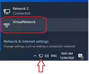 Run the VPN Client setup file