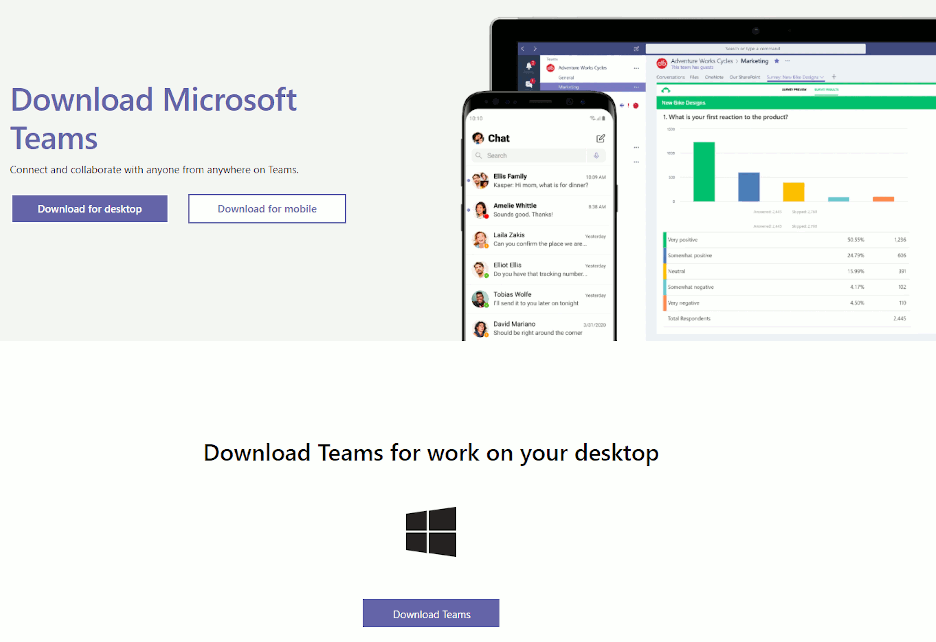 Microsoft Teams Download Screenshot