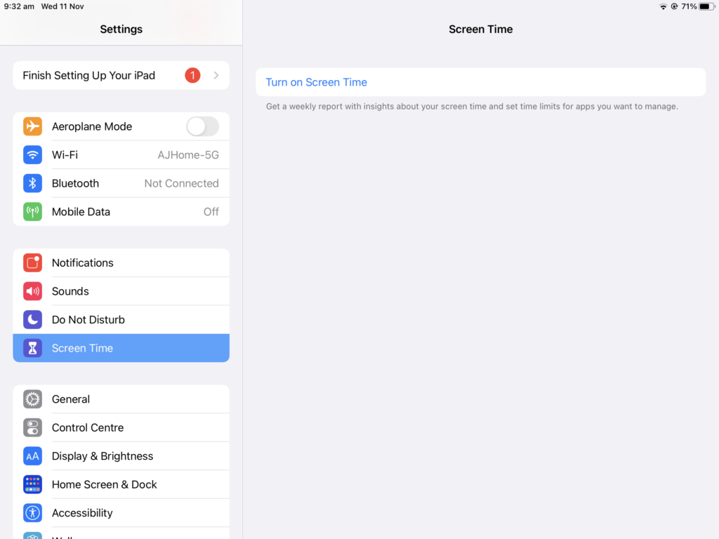 Set Up Screen Time on iOS Devices