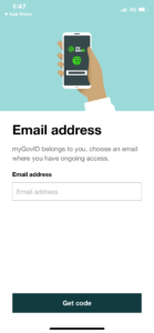 myGovID create an email address
