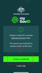 Need to move myGovID? You can only create a new one.